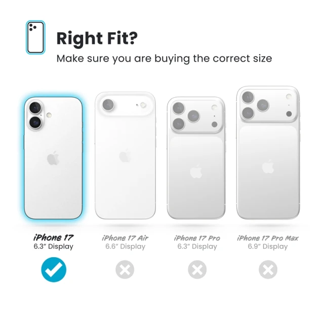 Чохол Speck Presidio Perfect-Clear для iPhone 17 Clear with MagSafe (150953-5085)