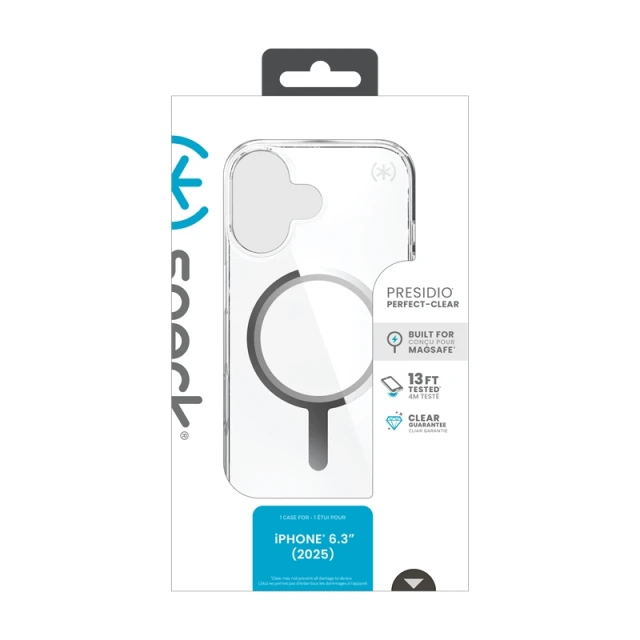 Чохол Speck Presidio Perfect Clear для iPhone 17 Clear with MagSafe (150954-3240)