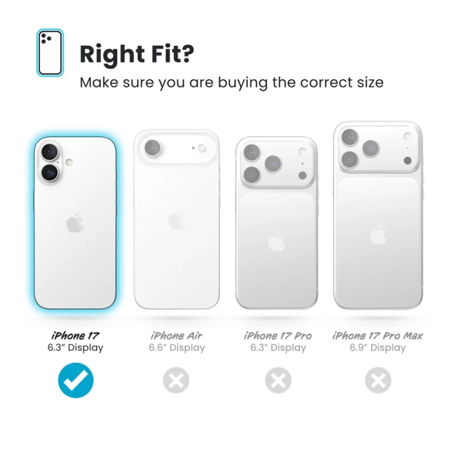 Чохол Speck Presidio2 Grip для iPhone 17 Deep Sea with MagSafe (150958-3261)