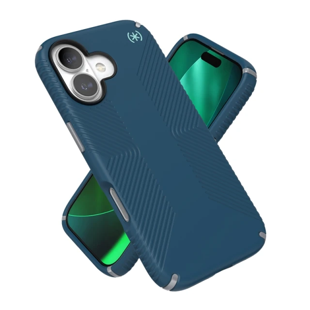 Чохол Speck Presidio2 Grip для iPhone 17 Deep Sea with MagSafe (150958-3261)