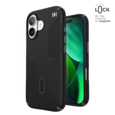 Чохол Speck Presidio2 Grip ClickLock для iPhone 17 Black / Slate Grey / White with MagSafe (150959-D143)