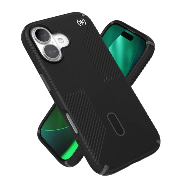 Чохол Speck Presidio2 Grip ClickLock для iPhone 17 Black / Slate Grey / White with MagSafe (150959-D143)