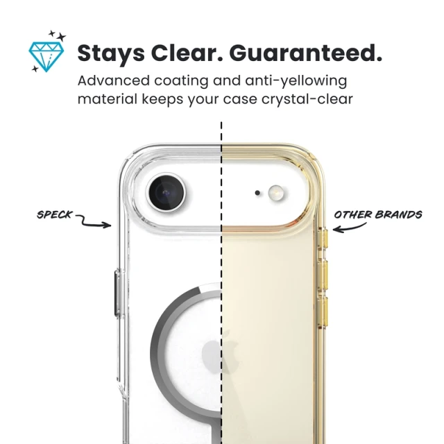 Чохол Speck Presidio Perfect Clear для iPhone 17 Air Clear with MagSafe (150963-3240)