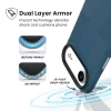 Чохол Speck Presidio2 Grip для iPhone 17 Air Deep Sea / Silver Metallic / Spell Blue with MagSafe (150967-3261)