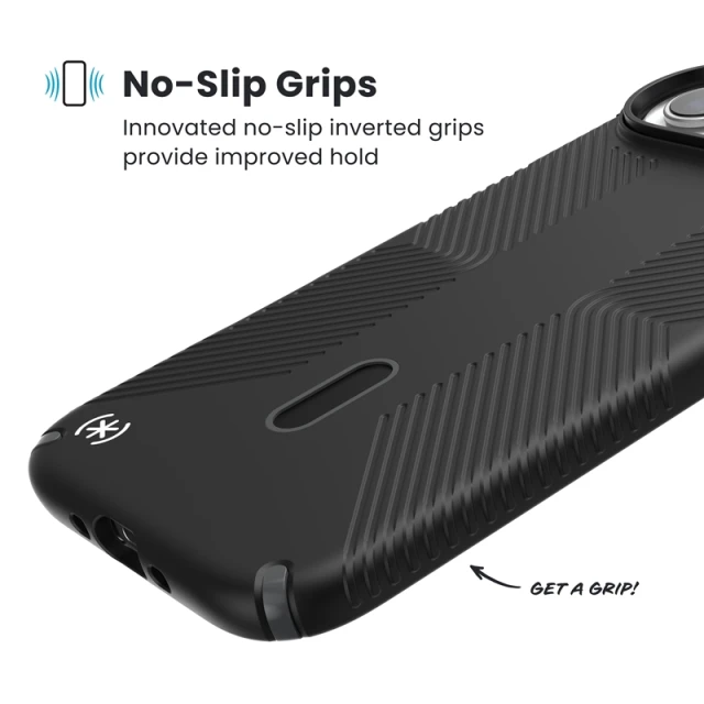 Чохол Speck Presidio2 Grip ClickLock для iPhone 17 Air Black / Slate Grey / White with MagSafe (150968-D143)