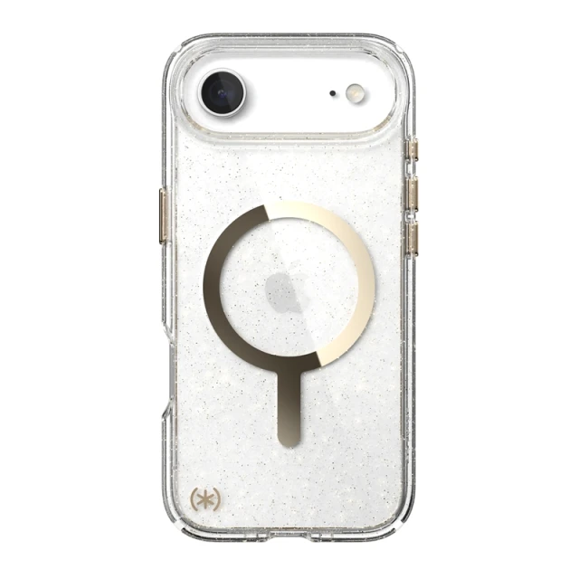 Чохол Speck Presidio Lux для iPhone 17 Air Glitter / Gold Metallic with MagSafe (150969-9221)