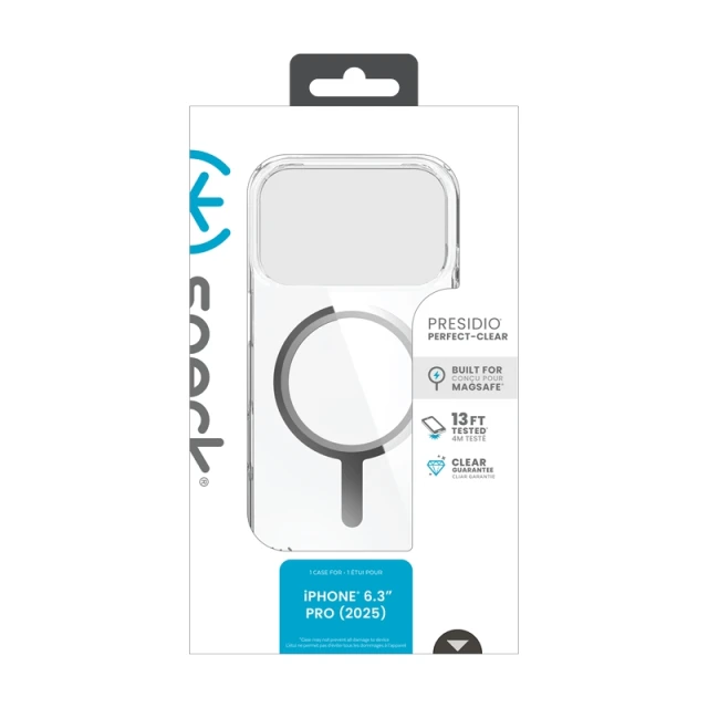 Чохол Speck Presidio Perfect Clear для iPhone 17 Pro Clear with MagSafe (150972-3240)