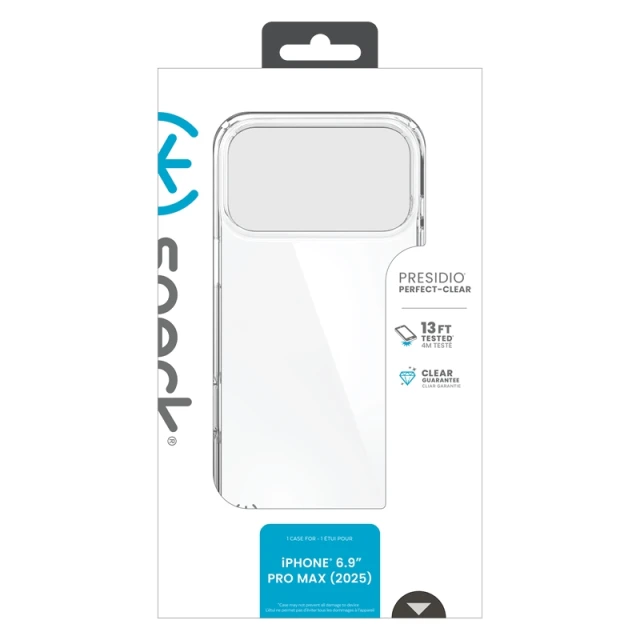 Чохол Speck Presidio Perfect-Clear для iPhone 17 Pro Max Clear with MagSafe (150980-5085)