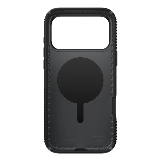 Чохол Speck Presidio2 Grip для iPhone 17 Pro Max Black / Slate Grey / White with MagSafe (150985-D143)