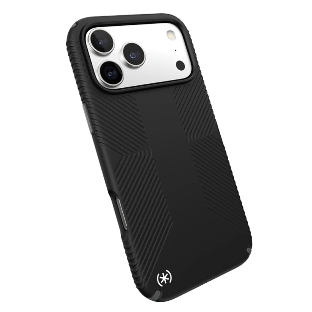 Чохол Speck Presidio2 Grip для iPhone 17 Pro Max Black / Slate Grey / White with MagSafe (150985-D143)