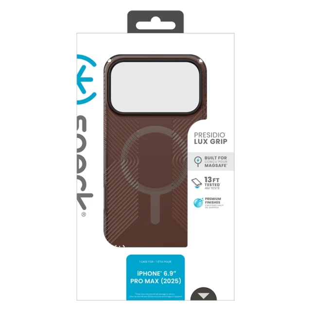 Чохол Speck Presidio Lux Grip для iPhone 17 Pro Max Luxury Shade Matte / Orange with MagSafe (151005-3262)