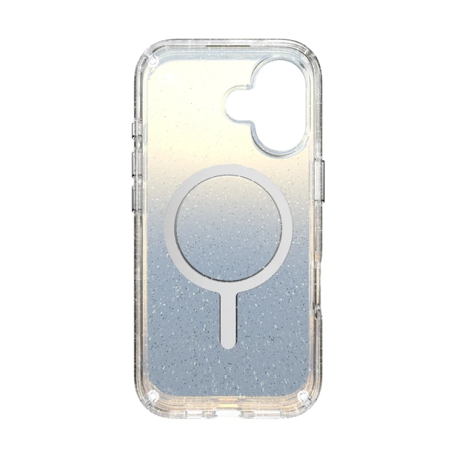 Чохол Speck Presidio Lux для iPhone 17 Hyper Mirror Glitter / Silver Metallic with MagSafe (151013-3274)