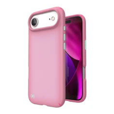 Чохол Speck Presidio Lux для iPhone 17 Air Ibis Pink / Dark Ibis / Kanon Green with MagSafe (151016-3271)