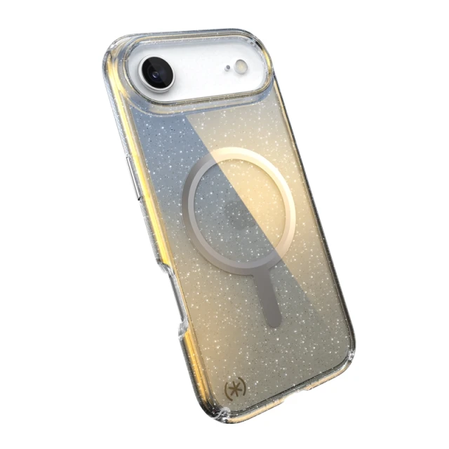Чохол Speck Presidio Lux для iPhone 17 Air Hyper Mirror Glitter / Silver Metallic with MagSafe (151019-3274)