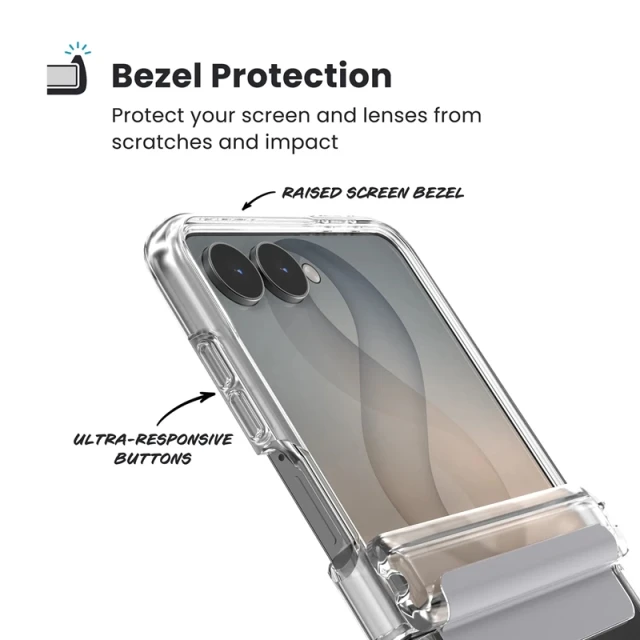 Чохол Speck Presidio Perfect-Clear Magnet для Samsung Galaxy Flip 8 Clear (151094-1212)