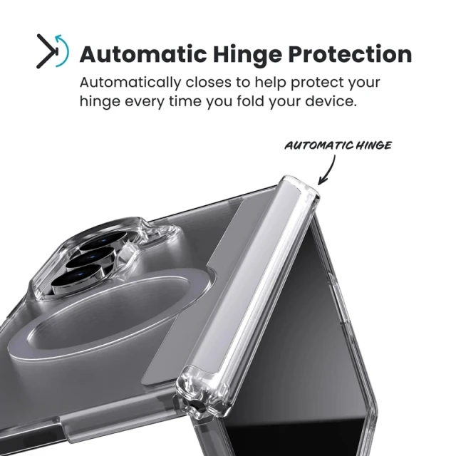 Чохол Speck Presidio Perfect-Clear Magnet для Samsung Galaxy Fold 8 Ultra Clear (151095-1212)