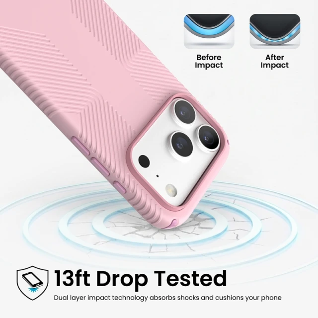 Чохол Speck Presidio2 Grip для iPhone 18 Pro | 17 Pro Pink (151096-3291)