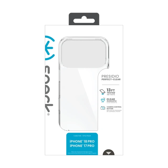 Чохол Speck Presidio Perfect Clear для iPhone 18 Pro | 17 Pro Clear (840168548552)