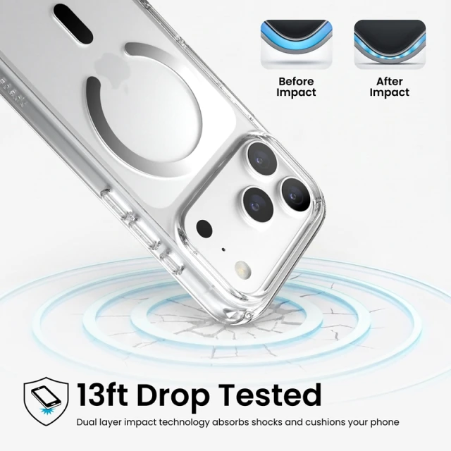 Чохол Speck Presidio Perfect Clear для iPhone 18 Pro | 17 Pro Clear (151098-3240)