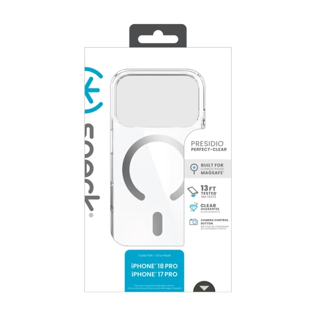 Чохол Speck Presidio Perfect Clear для iPhone 18 Pro | 17 Pro Clear (151098-3240)