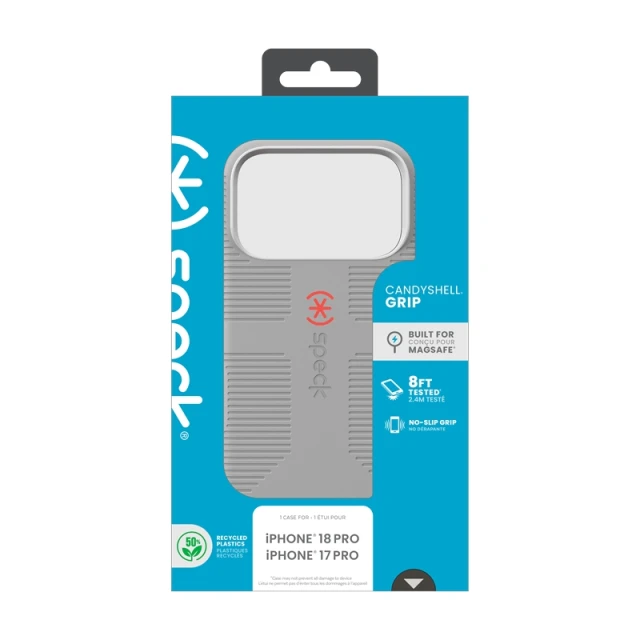 Чохол Speck Candyshell Grip для iPhone 18 Pro | 17 Pro Grey (151102-3295)