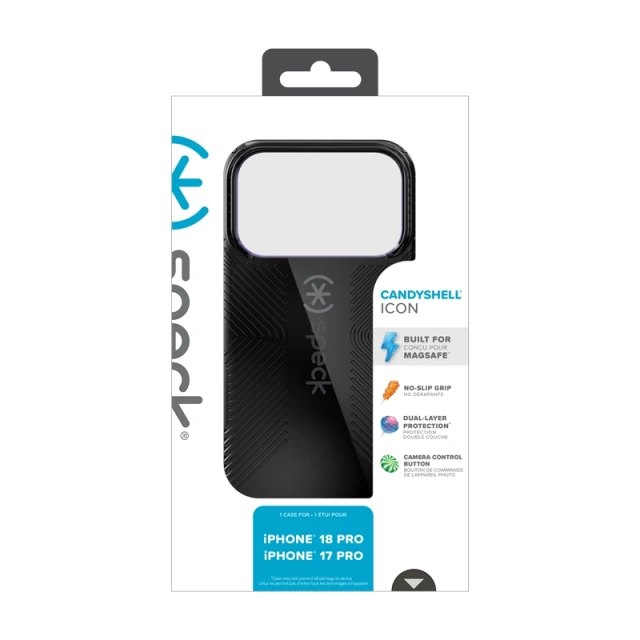 Чохол Speck Candyshell Icon для iPhone 18 Pro | 17 Pro Black (151103-3296)