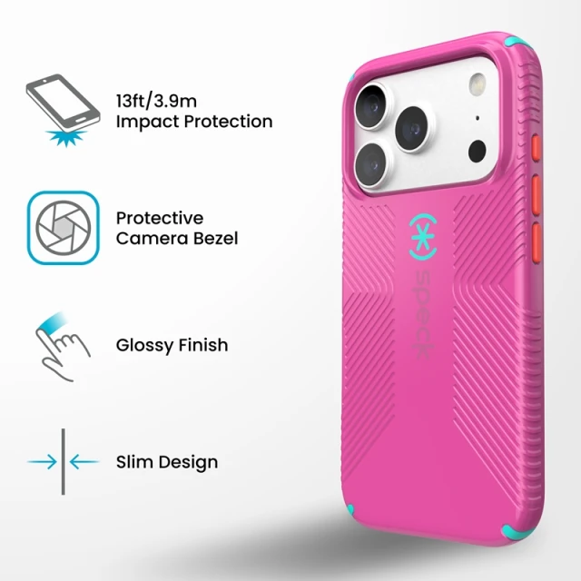 Чохол Speck Candyshell Icon для iPhone 18 Pro | 17 Pro Pink (151103-3303)