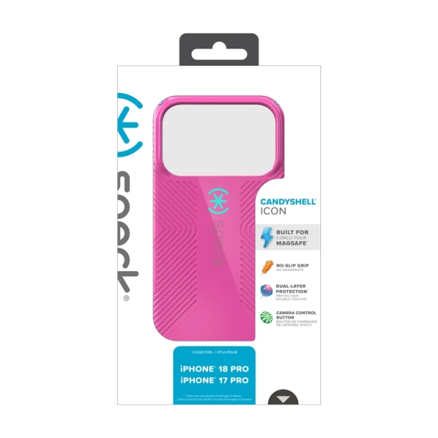 Чохол Speck Candyshell Icon для iPhone 18 Pro | 17 Pro Pink (151103-3303)