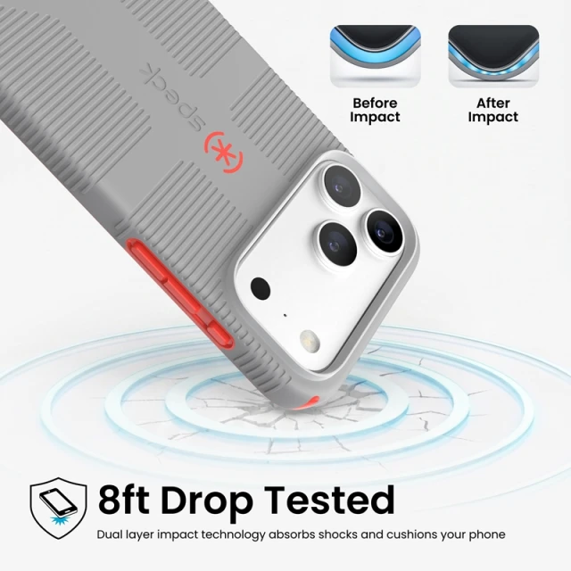 Чехол Speck Candyshell Grip для iPhone 18 Pro Max | 17 Pro Max Grey (151114-3295)
