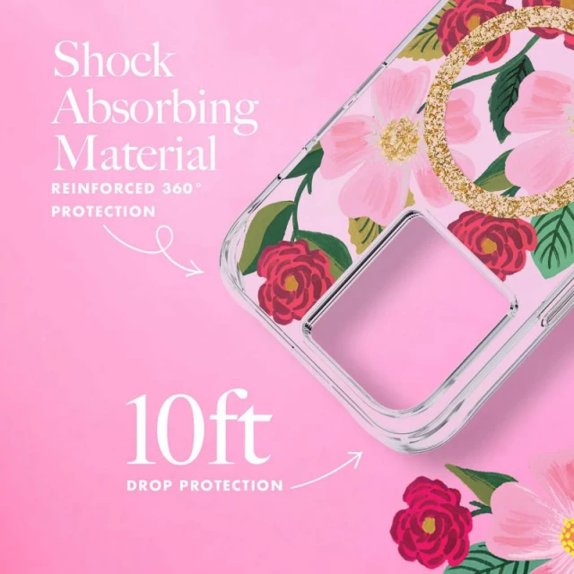 Чохол Rifle Paper Clear для iPhone 14 | 13 Rose Garden with MagSafe (RP049188)