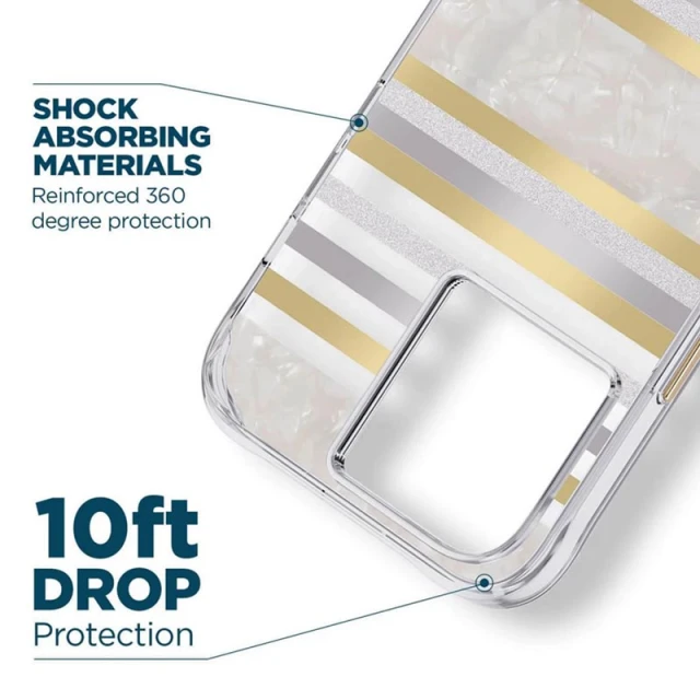 Чохол Case-Mate Pearl Stripes для iPhone 14 Pro Pearl Stripes with MagSafe (CM049226)