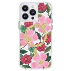 Чохол Rifle Paper Clear для iPhone 14 Pro Max Rose Garden with MagSafe (RP049324)