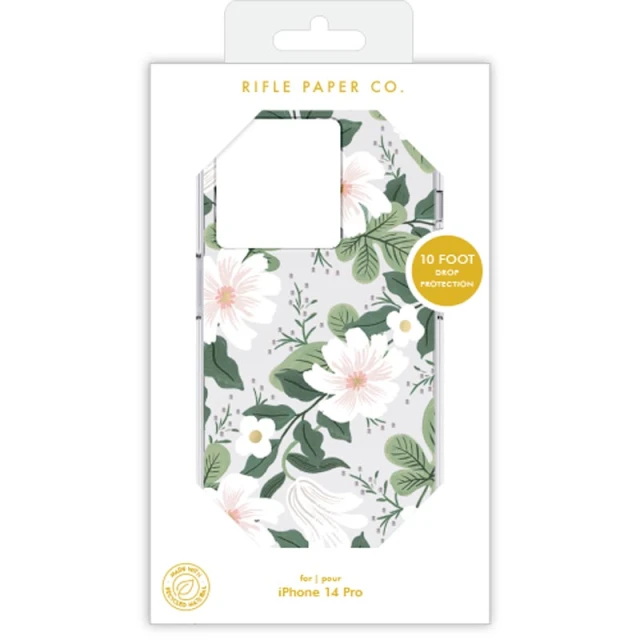 Чохол Rifle Paper Clear для iPhone 14 Pro Willow (RP049402)