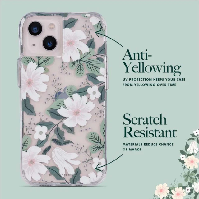Чохол Rifle Paper Clear для iPhone 14 Plus Willow (RP049410)