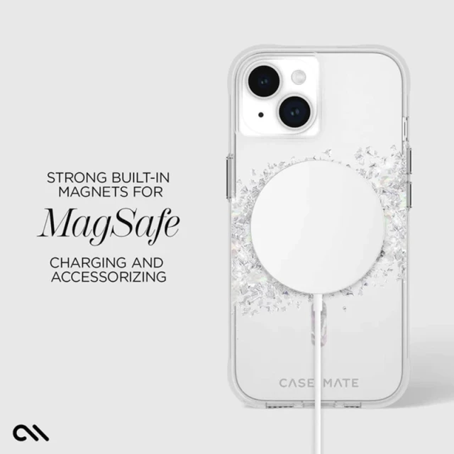 Чехол Case-Mate Karat для iPhone 15 | 14 | 13 Touch of Pearl with MagSafe (CM051384)