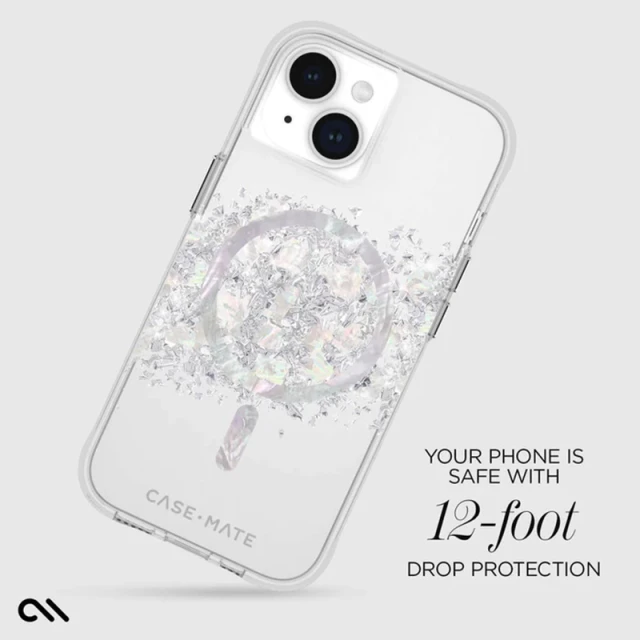 Чехол Case-Mate Karat для iPhone 15 | 14 | 13 Touch of Pearl with MagSafe (CM051384)