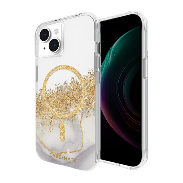 Чохол Case-Mate Karat для iPhone 15 | 14 | 13 Marble with MagSafe (CM051386)