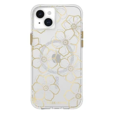 Чохол Case-Mate Floral Gems для iPhone 15 Plus Gold with MagSafe (CM051510)