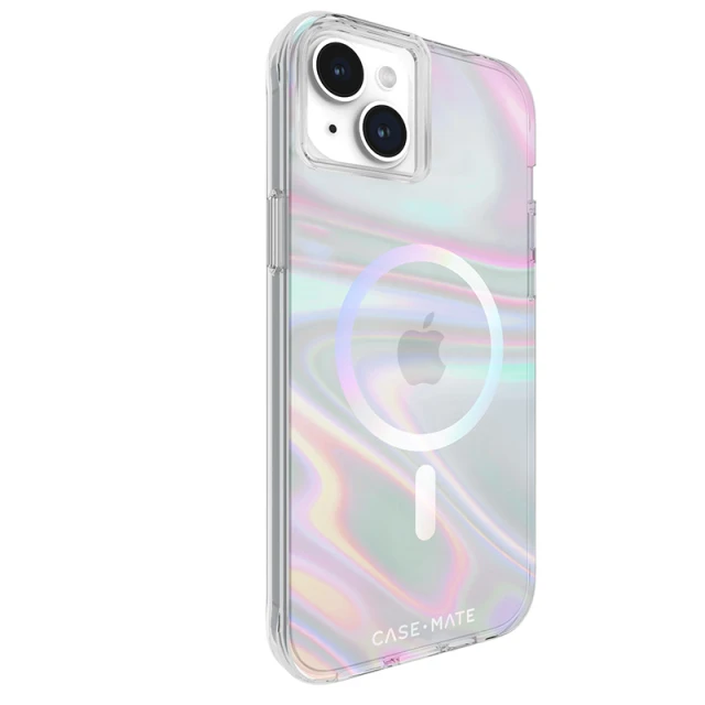 Чохол Case-Mate Soap Bubble для iPhone 15 Plus Iridescent with MagSafe (CM051514)