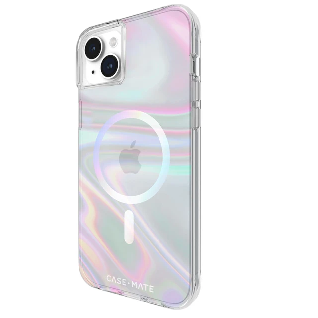 Чохол Case-Mate Soap Bubble для iPhone 15 Plus Iridescent with MagSafe (CM051514)