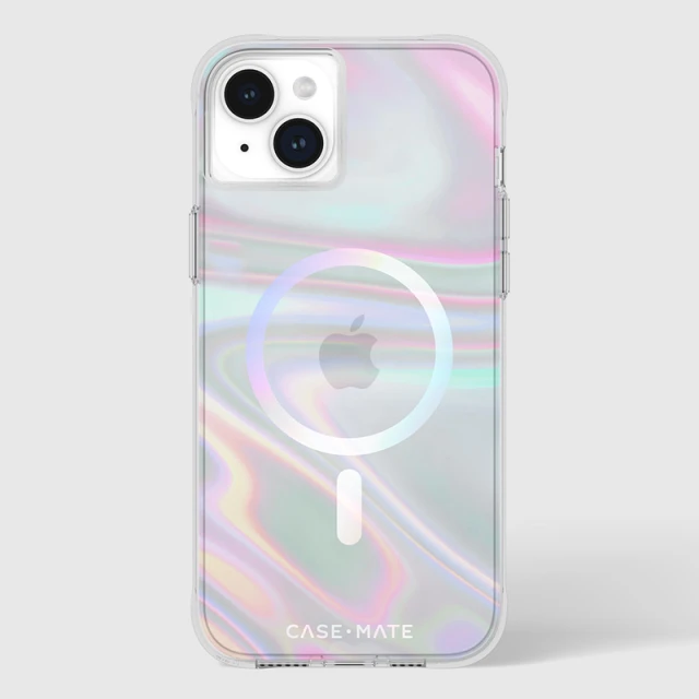 Чохол Case-Mate Soap Bubble для iPhone 15 Plus Iridescent with MagSafe (CM051514)