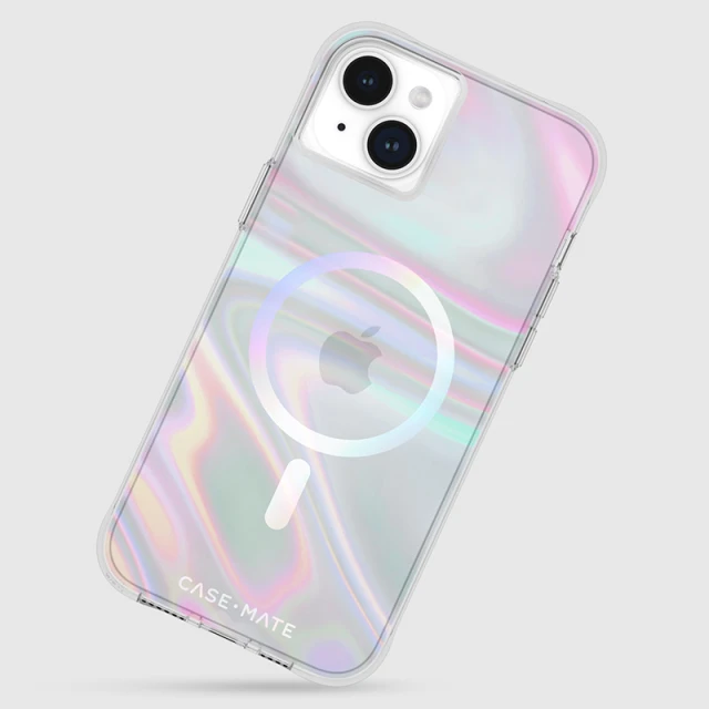Чохол Case-Mate Soap Bubble для iPhone 15 Plus Iridescent with MagSafe (CM051514)
