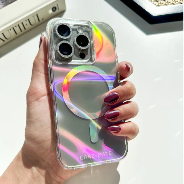 Чохол Case-Mate Soap Bubble для iPhone 15 Plus Iridescent with MagSafe (CM051514)