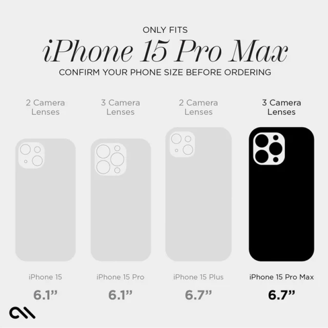Чохол Case-Mate Tough Duo для iPhone 15 Pro Max Black (CM051630)