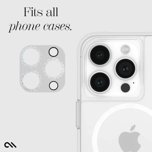 Захисне скло Case-Mate для камери iPhone 15 Pro | 15 Pro Max Glass Lens Protector Twinkle Sparkle (CM051710)