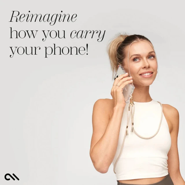 Універсальний шнурок Case-Mate Phone Crossbody Rope Beige (CM053392)