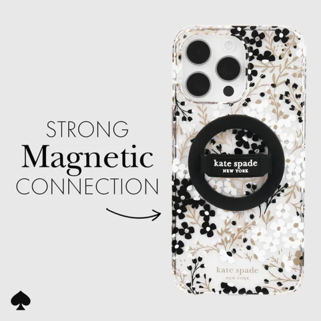 Тримач Kate Spade New York Magnetic Loop Grip Black (KS053398)