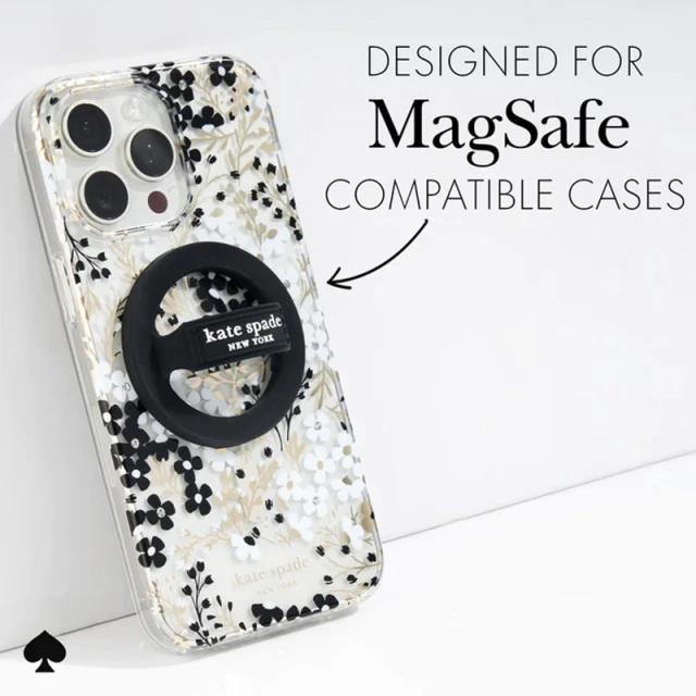 Тримач Kate Spade New York Magnetic Loop Grip Black (KS053398)