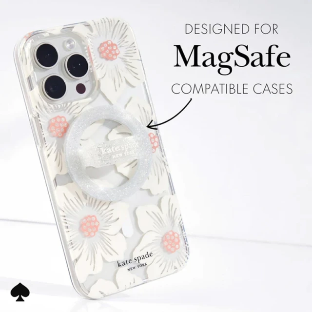 Тримач Kate Spade New York Magnetic Loop Grip Silver with MagSafe (KS053400)