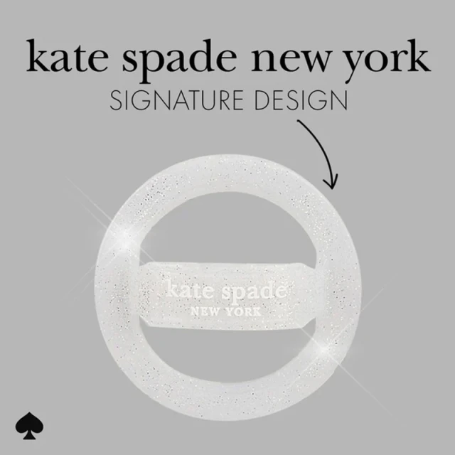 Тримач Kate Spade New York Magnetic Loop Grip Silver with MagSafe (KS053400)